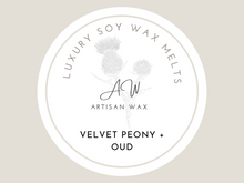 Load image into Gallery viewer, velvet peony and oud wax melts main thumbnail

